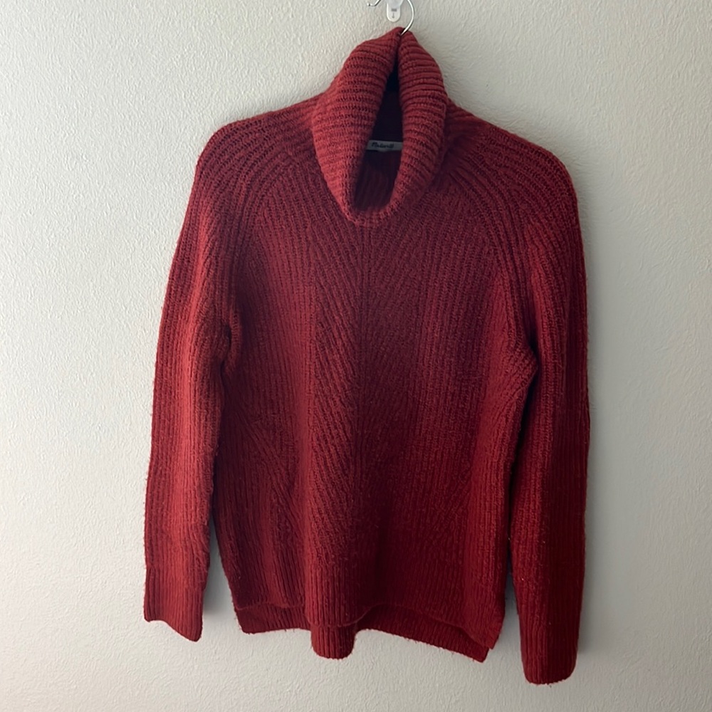 Madewell Mercer Turtleneck Sweater in Coziest Yarn